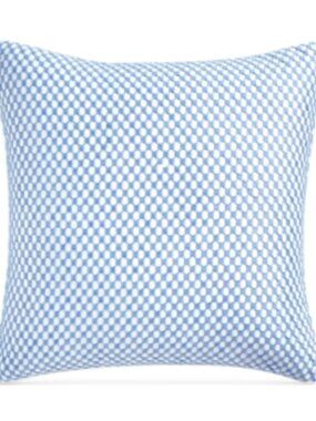 Charter Club Damask Designs Woven Tile Decorative Pillow, 18" X 18",, Bellflower